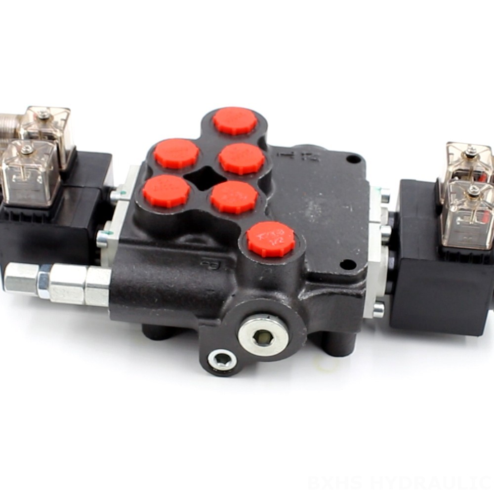 Hydraulic Selector Valve 3 Way Manual Monoblock Directional Valve - P80 Series | Wholesale & OEM image