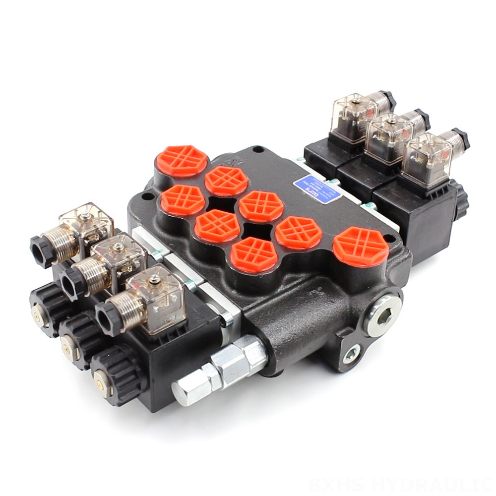 Directional Control Valve Hydraulic Price 3-Spool Monoblock Valve | P80 Series | Factory Direct image