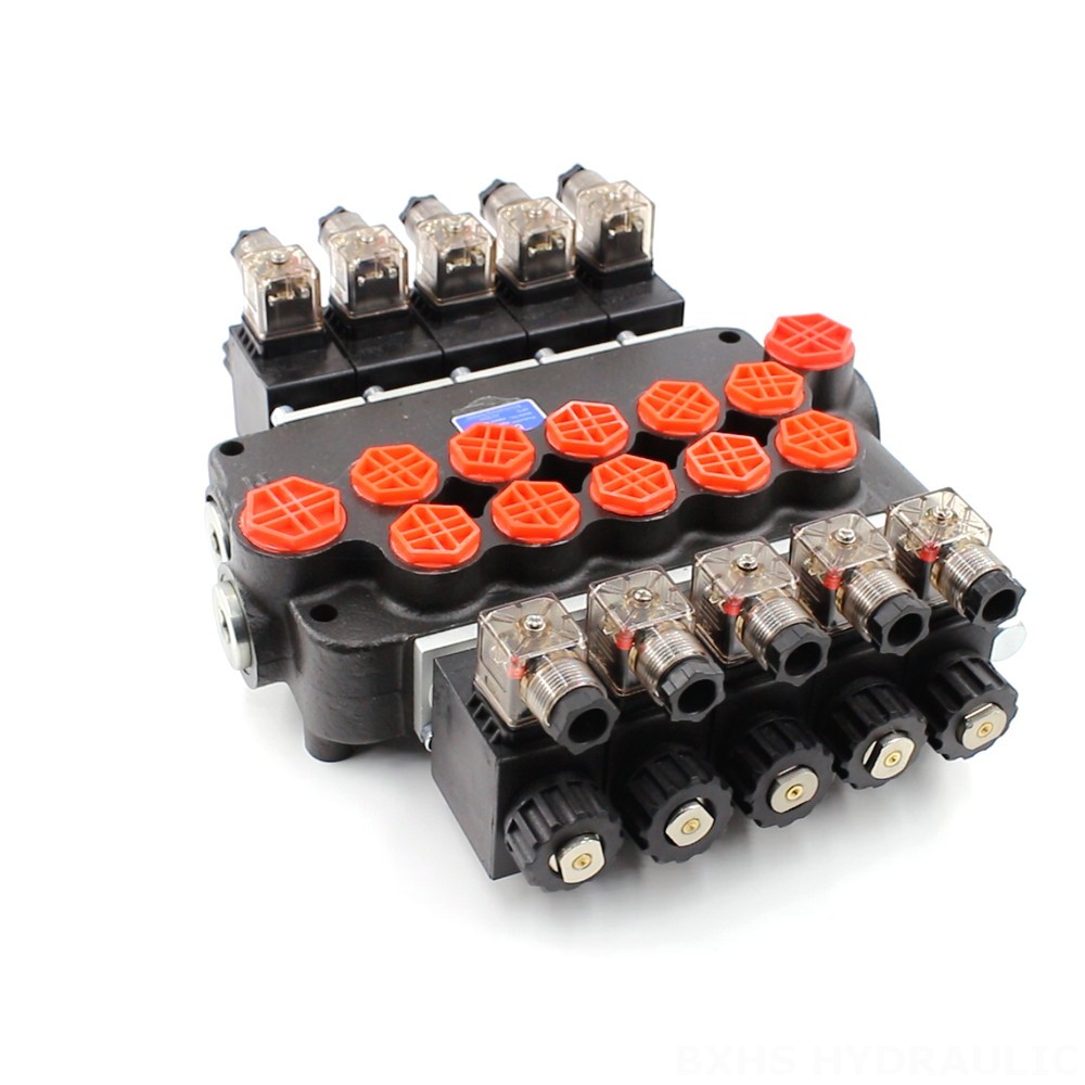 P80 Solenoid 5 Spool Monoblock Directional Valve | Manufacturer & Global Supplier image