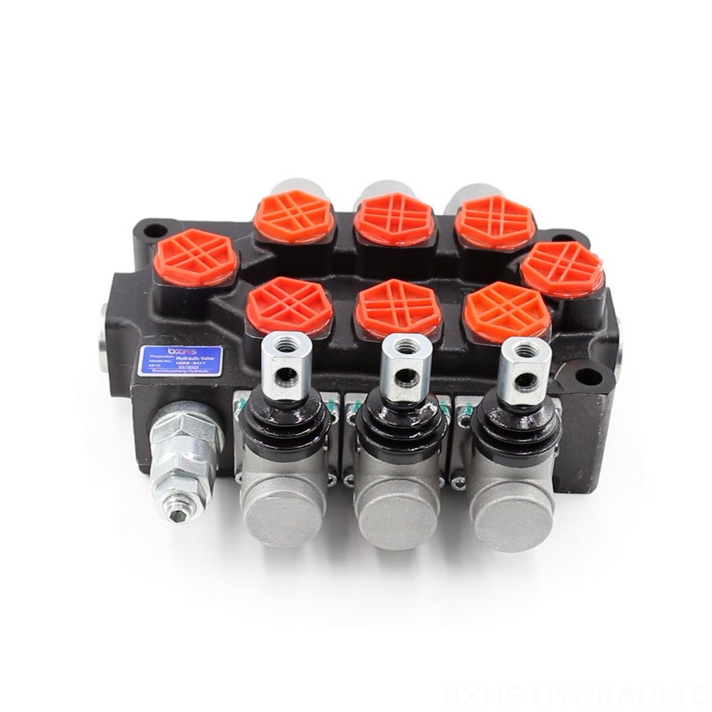 Q95 Manual 3 Spool Monoblock Directional Valve: Precision Engineered for Optimal Fluid Control image