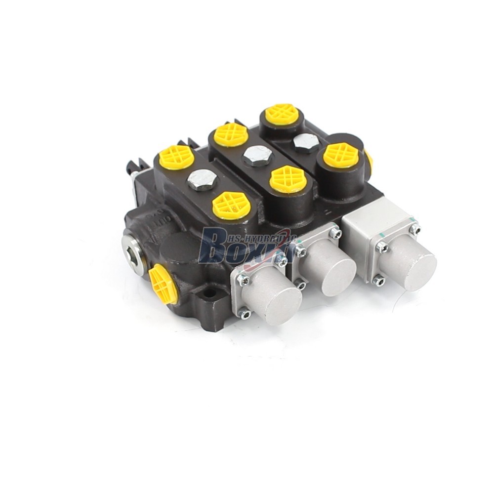 Bulk Order RD5300NPT-QTW-2OT 3 Spool Hydraulic Valve Direct from Factory image