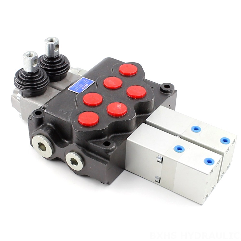 Selector Valve Hydraulic 2-Spool Pneumatic Valve | SD11 Model | Factory Direct & Customizable image