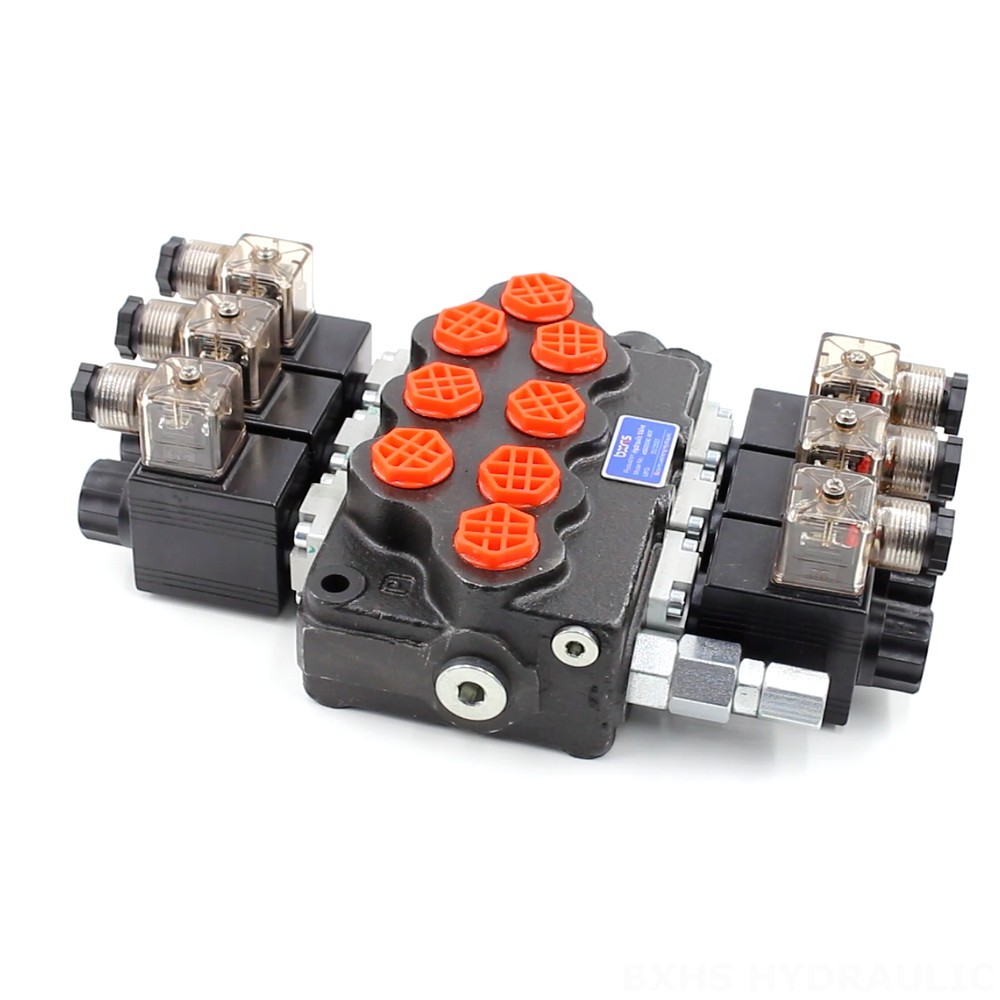 4 Way 2 Position Direction Control Valve 3 Spool Hydraulic Valve - SD5 Series | Wholesale & OEM image