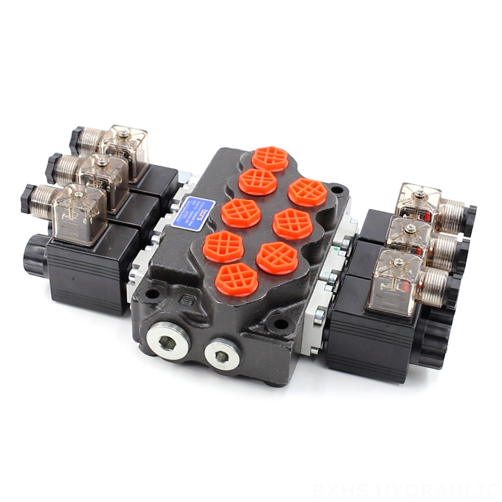 Flow Control Valve In Hydraulic System Factory Supply: SD5 3 Spool Valve Direct from the Source image