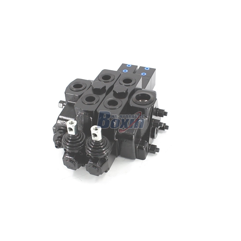 Reliable SDS180Q Pneumatic Manual 2 Spool Valve for Construction Machinery image