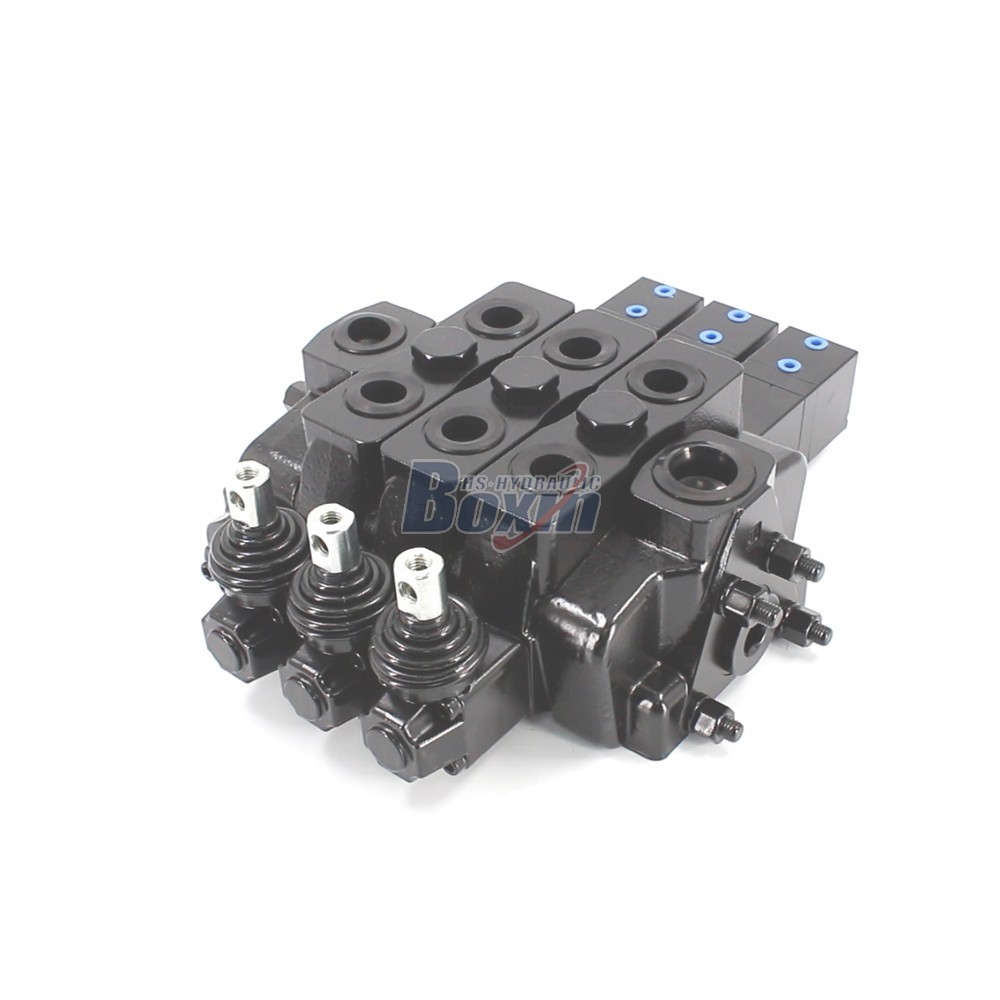 SDS180Q Pneumatic and Manual 3 Spool Sectional Directional Valve main image