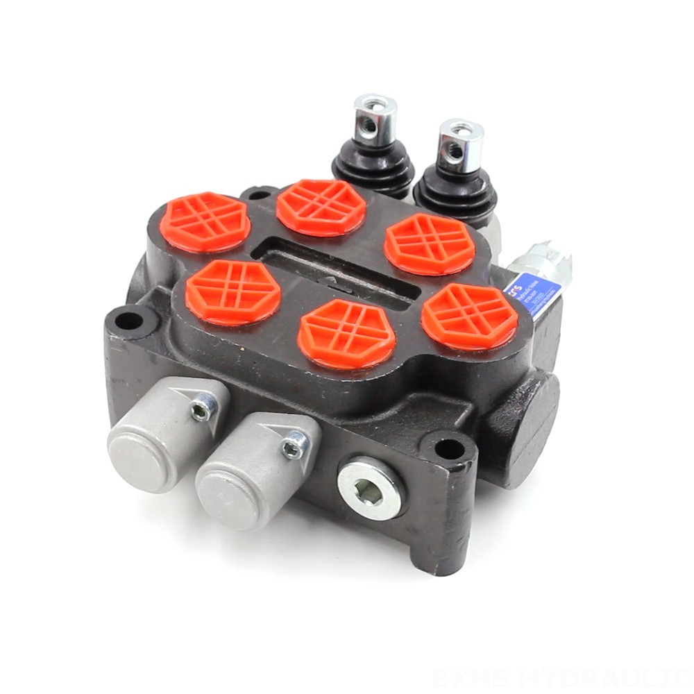 4 Way Hydraulic Solenoid Valve ZT20 Manual 2 Spool Monoblock Directional Valve | Wholesale & OEM image